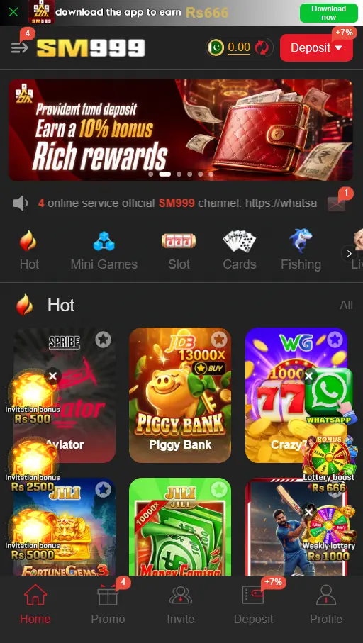 SM999 Game Latest earning app
