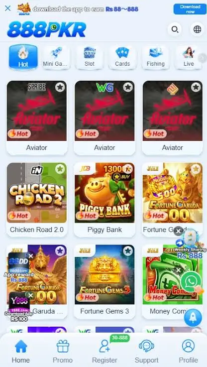 888pkr game